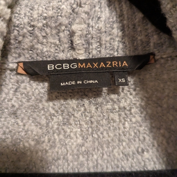 Gray BCBGMaxazria Drape Sweater - Picture 4 of 4
